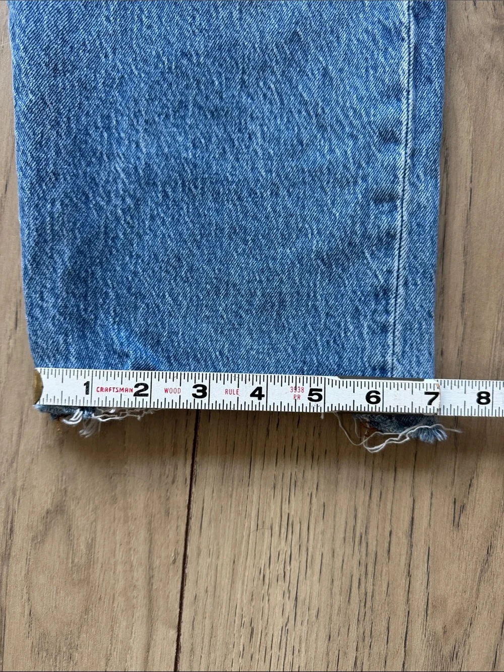 Madewell 1991 Straight Light Blue Jeans Men’s Size 33 Flat Front Denim Pockets